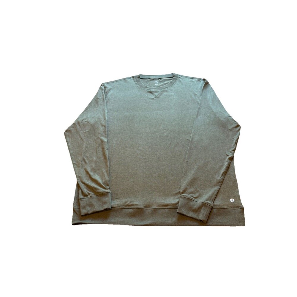 Rhoback Shrit Mens 2XL Green Pace Performance Crew Long Sleeve Pullover Golf